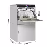 Myčka nádobí - Digitální - 6 kW - s Čerpadlem mycího prostředku a leštidla - koš 500 x 500 mm - výška vkládání 320 mm