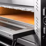 Forno de pizza elétrico - Base em pedra refratária - 4+4x Ø25cm - Eletromecânico - até 450°C