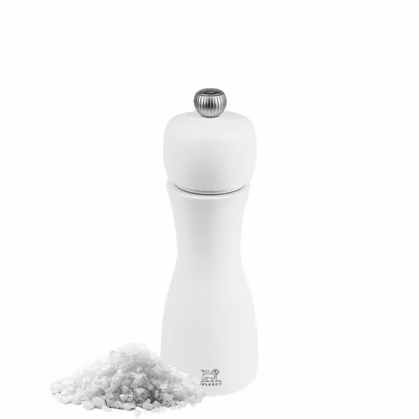 (6 pieces) PEUGEOT | TAHITI - Salt Mill - Matte White - Height: 150mm