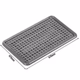FUCHS | DELFIN® Bac d'égouttage pour verres avec 2 tapis d'égouttage