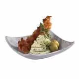 (12 buc) Vas ramekin - ELEMENT - Melamină - 40 ml - 105x105 mm - Gri