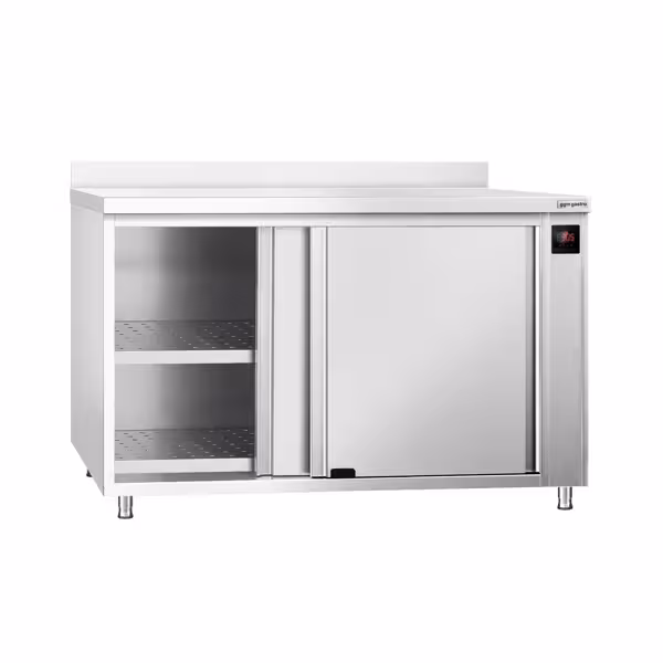 Topná skříň PREMIUM - 1200x700mm - s backsplash a posuvnými dveřmi - Digital