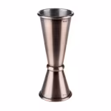 (6 pz) Misurino da bar doppio - Acciaio inox - 2.5cl & 5cl - con graduazioni interne 1.5cl & 3.5cl