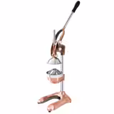 Heavy Duty Lever Citrus Press - Soft-Grip Handles - with 3 Perforated Plates - Bronze - Stainless Steel - Aluminium