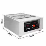 Fundidor de chocolate - 2x 4 litros - 1 kW