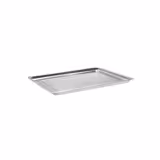 Ausstell-/Auslageblech - Edelstahl - mit Rand - 393x268x20mm