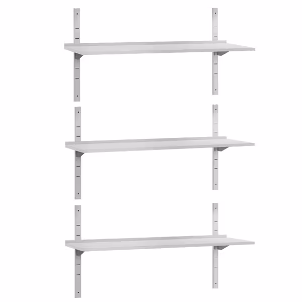 3-laags RVS wandplank ECO - 1600x300mm