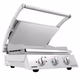 ROBAND | Kontaktgrill / Hamburger Grill - 3,1 kW - oben & unten Glatt - Grillfläche: 500x275mm