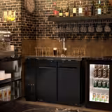 Draft Beer Dispenser / Kegerator - 2x 50L kegs - 1240x620mm - 2 Taps