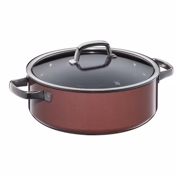 WMF Fusiontec Mineral - Braadpan - Ø 280mm - inclusief glazen deksel - Rozenkwarts