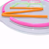 LED Işıklı Tabela - OPEN - kısılabilir - Pembe/Çok Renkli - 420x250mm