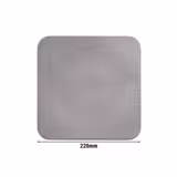 (6 Stück) SELTMANN WEIDEN | Coupe Teller - flach eckig - 220x220mm - Grau