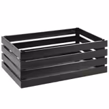 Caja para presentación de madera - SUPERBOX - Marrón - Altura: 200mm - compatible con GN 1/1