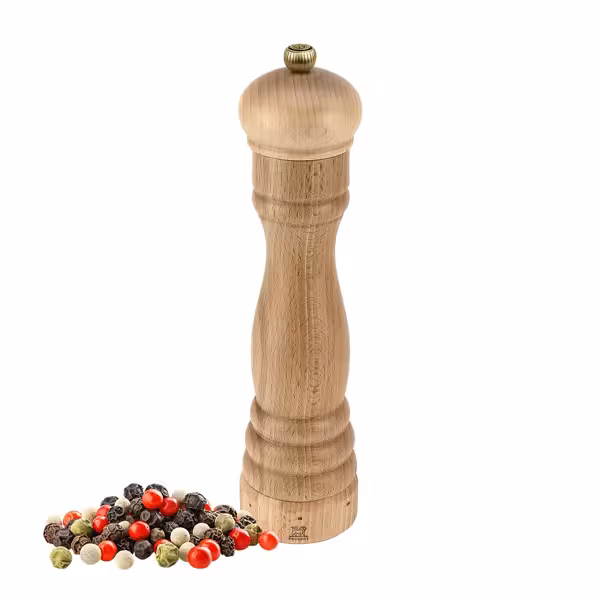 (12 pieces) PEUGEOT | AUBERGE HORECA - Pepper mill - u'Select - natural wood - Height: 270mm