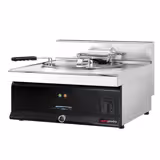 Visfriteuse - voor vis en bakwaren - 25 liter - 14 kW - zwart - mechanische bediening