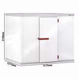 Vriescel - 3175x5275mm - 29,44m³