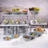 (6 pz) Vassoio GN - ASIA PLUS - Melamina - GN 1/4 - Altezza: 30mm - Bianco