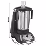 HAMILTON BEACH | Frullatore EXPEDITOR HBF1100S - 4 Litri - 1,5 kW - Contenitore in acciaio inox