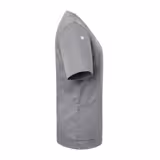 KARLOWSKY | Ladies' Tunic Essential – Platinum Grey - Size 40 - Short Sleeve - V-Neck - 95°C Washable