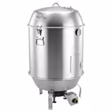 Gas Horno asador de patos - manual - 10kW - 835x1410x835mm - acero inoxidable - hasta 15 patos de 1,5kg