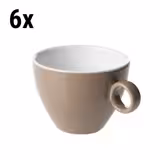 (6 db) BART - COLOUR CAFE - Cappuccino csésze - 23 cl - Barna