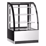 Witryna chłodnicza cukiernicza - 304L - 900mm - podwójne przeszklenie - z 3 półkami - z oświetleniem LED