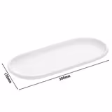 (6 pièces) WMF | SYNERGY – Plat – ovale – 300 × 130 mm