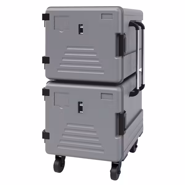 Termobox - carregamento frontal - 2x 180 litros - 770x885x1380mm - aquecida - para 24x GN 2/1