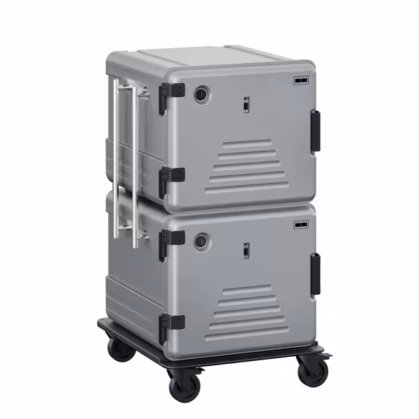 Thermobox - Front loading - GN 2/1 - 2x 180L - 770x885x1380mm - heated - for 24x GN 2/1