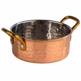 (6 peças) Taça de servir - MUMBAI - aço inoxidável - 0,35 litros - Ø 115mm - cobre