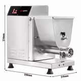 Maquina de fazer massa eléctrica - 13 kg/h - 550 watts - incl. molde cego