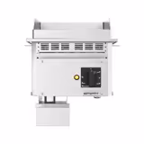 Elektrische inbouw bakplaat - 4,5 kW - Gegroefde