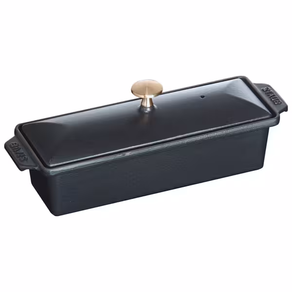 STAUB | Cast Iron Terrine Mould with Lid – 300x110 mm - Black - Vented