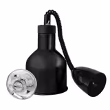 Infrarood warmtelamp - 275W - Ø175mm - hoogteverstelbaar - Zwart