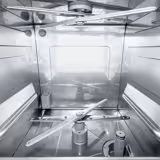 Mașină de spălat vase SHISHA - 4,9 kW - cu scurgere, pompă de detergent și detartraj (perete dublu)