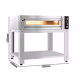 Elektrische pizzaoven - 9x 33cm - handmatig - incl. onderstel