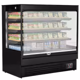 Murale Refrigerato Professionale - 1500mm - 493l - +1°/+7°C - con 3 ripiani - Nero