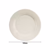 (24 stuks) SEMPRE - Bord - plat - porselein - Ø180mm - creme