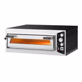 Horno para pizza eléctrico - 1 cámara - piedra refractaria - 4x Ø35cm - 400V - Manual - hasta 450°C