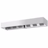 Commercial Wall-Mounted Extractor Hood – 4000mm – with Baffle Filters & Lighting