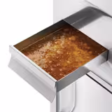 Plaque de cuisson électrique - avec revêtement en chrome dur - 4,5 kW - surface lisse - inclut soubassement avec 1 porte         