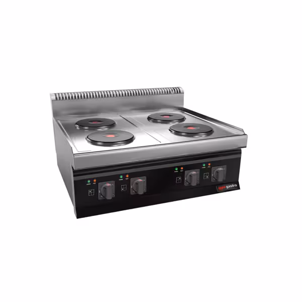 Set Üstü Elektrikli Ocak PROFESYONEL - 20kW - 4 Gözlü