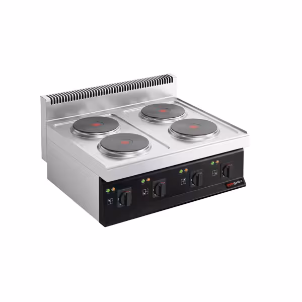 Elektrisch fornuis - Mario 700 - 800x700x430mm - 20,0 kW - 4 platen rond