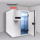 Cella frigorifera BT - 2100x2100mm - 6,10m³ - con monoblocco a parete - con pavimento - pannello 120mm