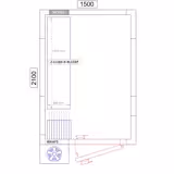 Aluminium Grundregal - 1315x1800mm - Tragkraft: 600 kg