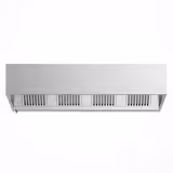 Commercial Wall-Mounted Extractor Hood – 2400mm – with Baffle Filters & Lighting