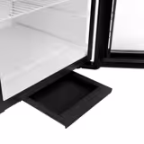 GASTRO-COOL | Minibar buzdolabı - 430 mm - 62 litre - 1 cam kapılı - Gümüş