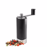 (6 pieces) PEUGEOT | ISEN - Pepper Mill - u'Select - Matte Black - Height: 180mm