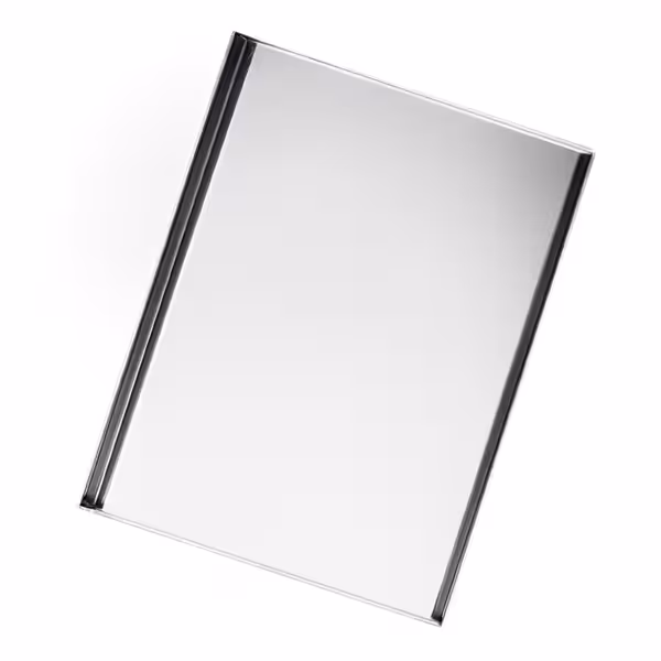 Pleh - nehrđajući čelik (inox) - EN 600x400 - Visina: 10 mm - kompatibilno s: serija EN6040