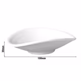 (72 pz) Coppetta per salse - ZEN - Melamina - 40ml - quadrata - 100x110x30mm - Bianco